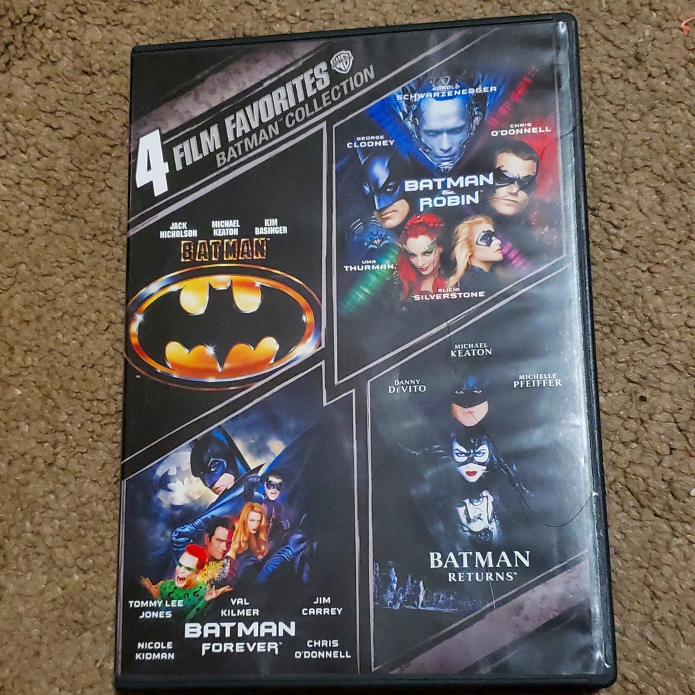 4 Film Favorites Batman Movies Batman Batman Forever Batman & Robin
